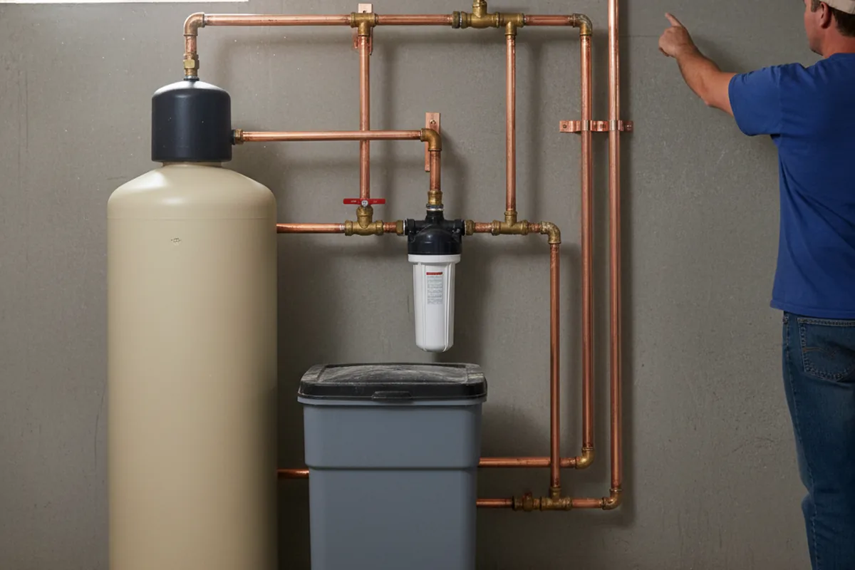 Whole-house water treatment system installed in Mangum